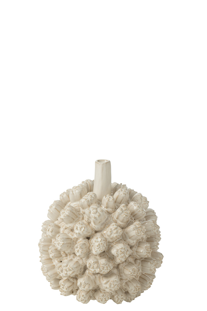 J-LINE VAAS SAKI KERAMIEK WIT SMALL