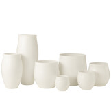 J-Line Vaas Gio Keramiek Wit Groot