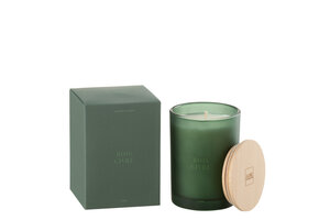 J-LINE SCENTED CANDLE ACCORDS ESSENTIELS BOIS GIVRÉ - 38 HOURS