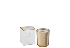 J-LINE SCENTED CANDLE EXCELLENT GOLDEN HONEY GOLD MEDIUM-80HOURS