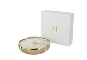 J-LINE GEURKAARS LIVIA METAAL GOUD LARGE – 44 UUR