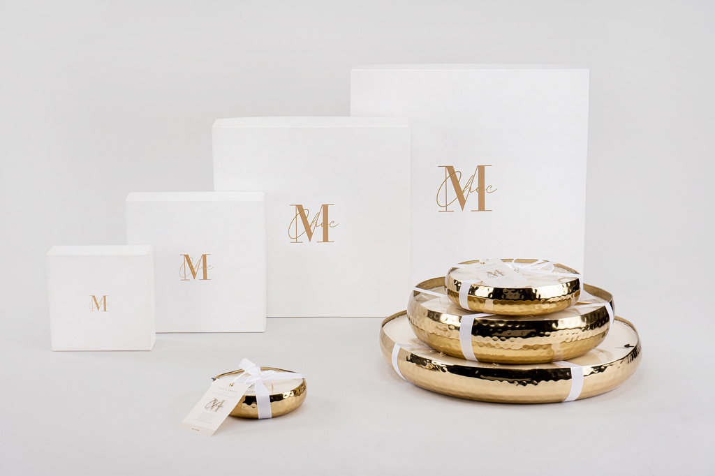 J-LINE GEURKAARS LIVIA METAAL GOUD LARGE – 44 UUR