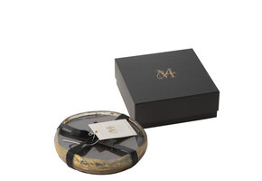 J-Line Geurkaars Livia Glas Goud/Zwart Medium - 20H