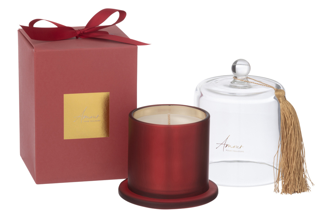 J-Line Geurkaars Bell Amour Rood Groot - 45H