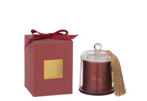 J-LINE SCENTED CANDLE BELL AMOUR RED SMALL – 30 HOURS