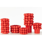J-LINE BLOEMPOT STRAWBERRIES – KERAMIEK ROOD MEDIUM