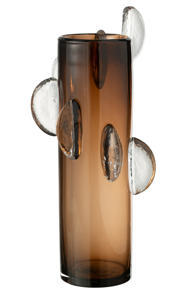 J-LINE VAAS STEGGY – GLAS BRUIN – LARGE