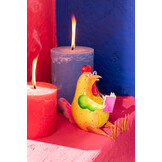 J-Line Zittende Haan IJzer Mix (Set van 2)