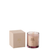 J-Line Geurkaars Rose Waltz Glas - 30H