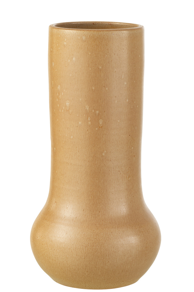 J-LINE VAAS ORGANISCH KERAMIEK BEIGE