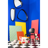 J-Line Bloempot Kiss Dolomiet Roze 2 stuks