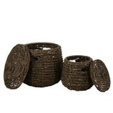 J-LINE SET VAN 2 MANDEN MAURICE WATERHYACINT DONKERBRUIN