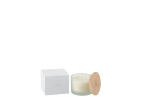 J-LINE SCENTED CANDLE ACCORDS ESSENTIELS FLEUR BLANCHE - 28 HOURS