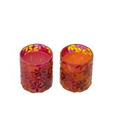 J-LINE GEURKAARS FLOWER MOSAIC WAX SMALL - SET VAN 2 - 38H