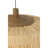 J-LINE HANGLAMP ROND RAFFIA NATUREL