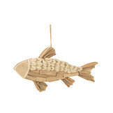 J-LINE HANGER VIS HOUT NATUREL GROOT