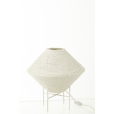 J-LINE HANGLAMP UFO RAFFIA WIT SMALL