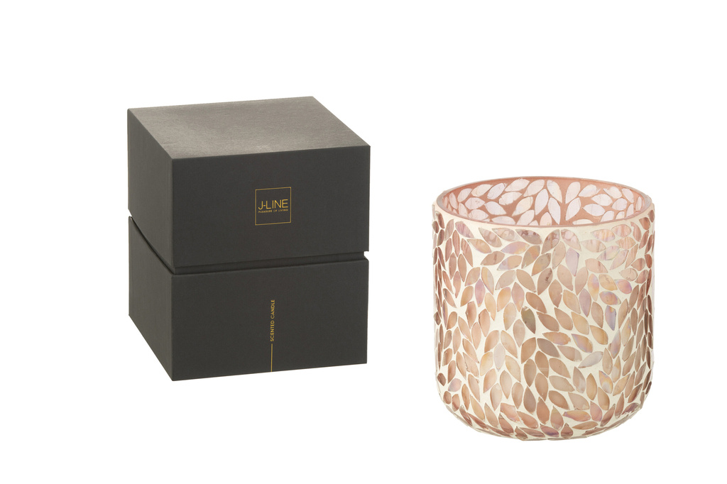 J-LINE GEURKAARS TENDER ROSE WAX PINK MEDIUM - 70H