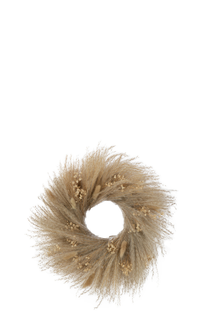 J-LINE KRANS DROOGBLOEMEN – NATUURLIJK KLEIN Ø38 CM