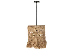 J-LINE HANGLAMP ROND BANANENBLAD NATUREL