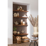 J-LINE POT ARCHAIC PAPER MACHE NATURAL LARGE