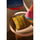 J-LINE KUSSEN PATROON CURVES/RONDEN STOFFEN MIX (SET VAN 2)