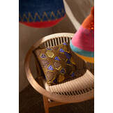 J-LINE KUSSEN PATROON CURVES/RONDEN STOFFEN MIX (SET VAN 2)