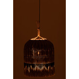J-LINE HANGLAMP THREAD ZEEGRAS NATURAL/ZWART