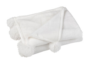 J-LINE PLAID POMPOM – POLYESTER WIT