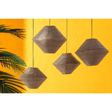 J-LINE HANGLAMP UFO ZEEGRAS NATUREL SMALL