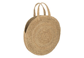 J-LINE RONDE TAS VAN GRAS – NATURAL – Ø58 CM