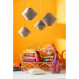 J-LINE HANGLAMP UFO ZEEGRAS NATUREL SMALL
