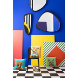 J-LINE KUSSEN HOND – KATOEN/POLYESTER – MIX – SET VAN 3 – 45 CM