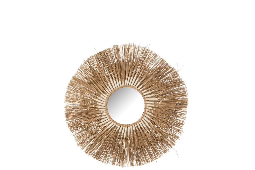 J-LINE SPIEGEL MELISSA STRO – NATUUR/WIT KLEIN