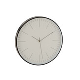 J-LINE KLOK GERBERT ALUMINIUM ZWART