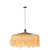 J-LINE HANGLAMP ROND RAFFIA NATUREL
