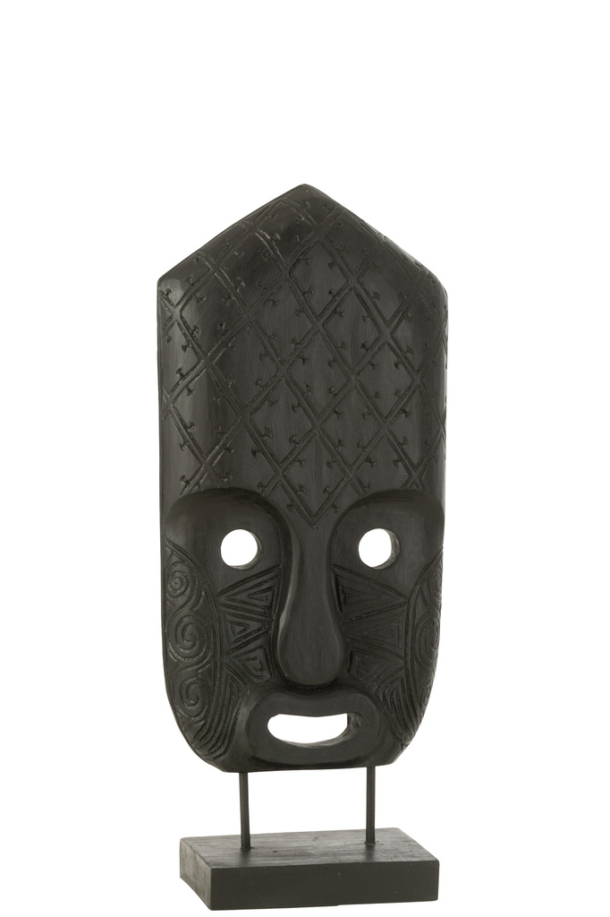 J-LINE MASK ON FOOT ALBASIA WOOD BLACK LARGE