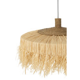 J-LINE HANGLAMP ROND RAFFIA NATUREL
