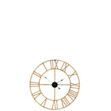 J-LINE WANDKLOK ROMAN – ROTAN/METAAL NATUUR KLEIN