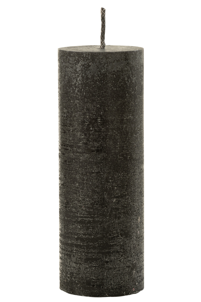 J-LINE BUITENKAARS PILAAR PARAFFINE ZWART EXTRA LARGE