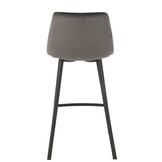 J-LINE BARKRUK OLIVIER – TEXTIEL/METAAL – BRUIN – 96 CM