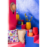 J-LINE KUSSEN VIERKANT RAFFIA – NATUUR – 45 CM