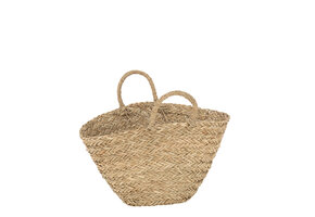 J-LINE STRANDTAS MET KORTE HANDVATTEN – JUTE NATUUR