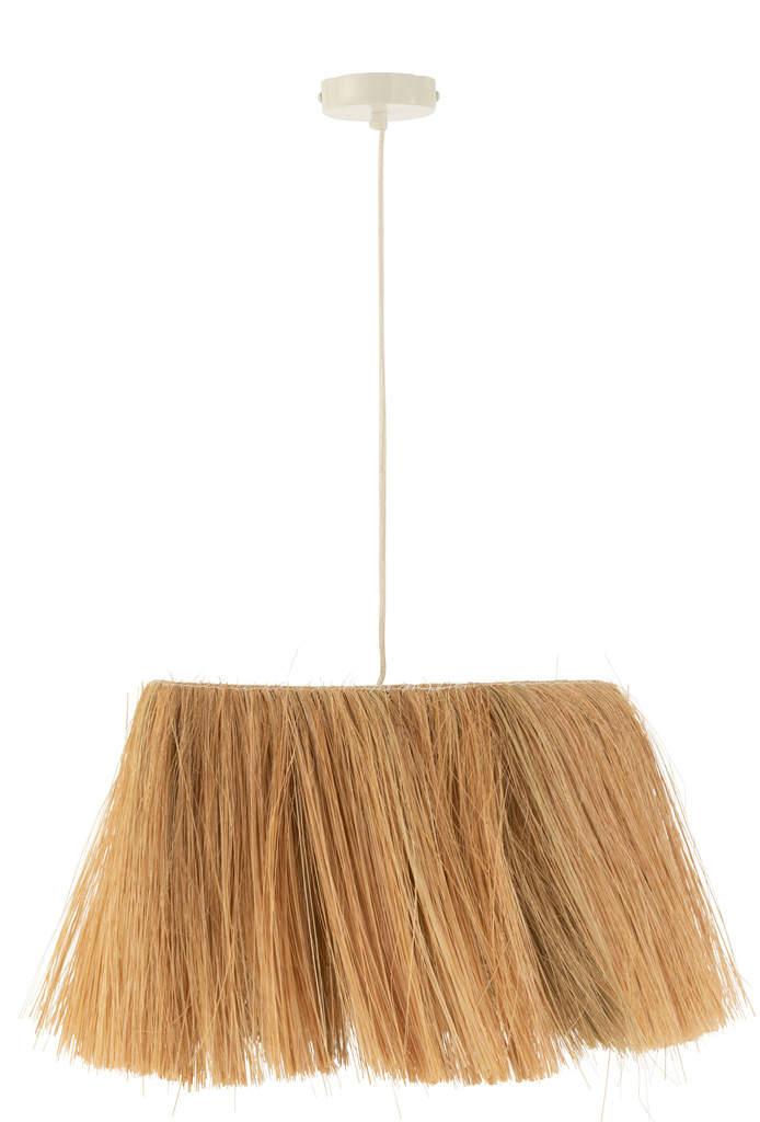 J-LINE HANGLAMP BAHAMAS METAAL/ZEEGRAS NATUREL