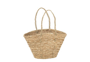 J-LINE STRANDTAS MET LANGE HANDVATTEN – JUTE NATUUR