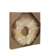 J-LINE KRANS DROGE PLANTEN & BLADEREN – NATURAL (LARGE