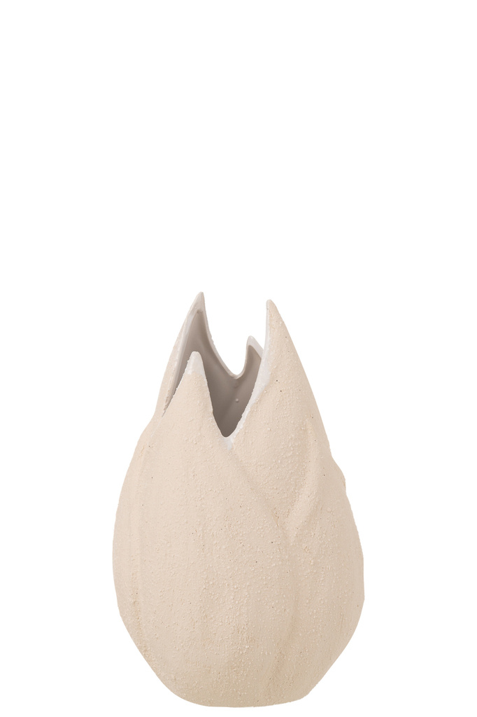 J-LINE VAAS SAND – KERAMIEK BEIGE – LARGE