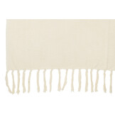 J-LINE PLAID FRINGES – KATOEN ECRU