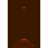 J-LINE HANGING LAMP HAT MOONJ GRASS – NATURAL SMALL