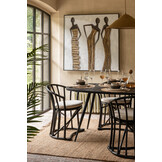 J-LINE HANGING LAMP HAT MOONJ GRASS – NATURAL SMALL